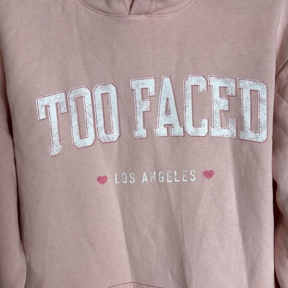 Too faced make up ladies pullover hoodie cozy soft sweater size medium - Picture 2 of 9